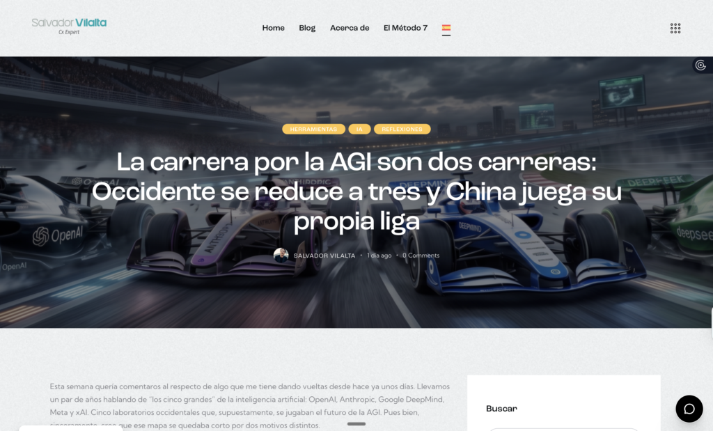 AGI Career The Salvador Vilalta's Blog