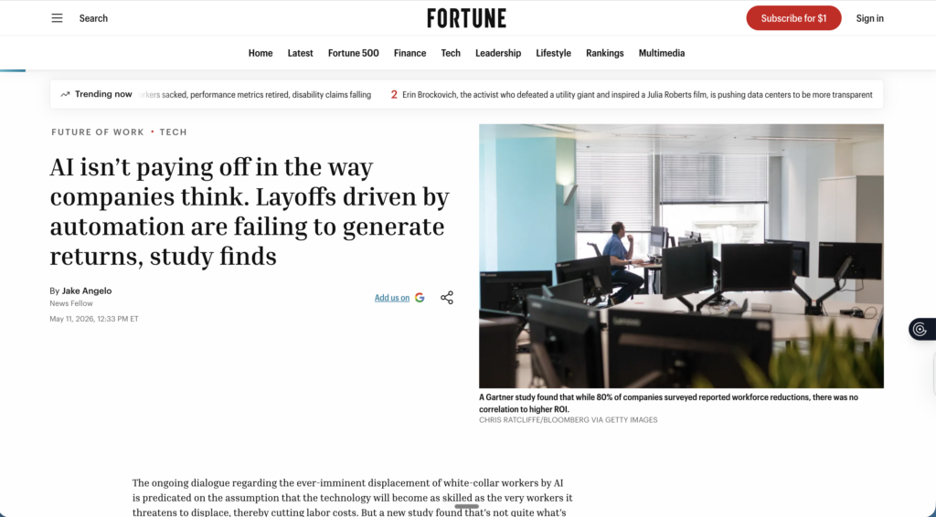 Fortune despidos