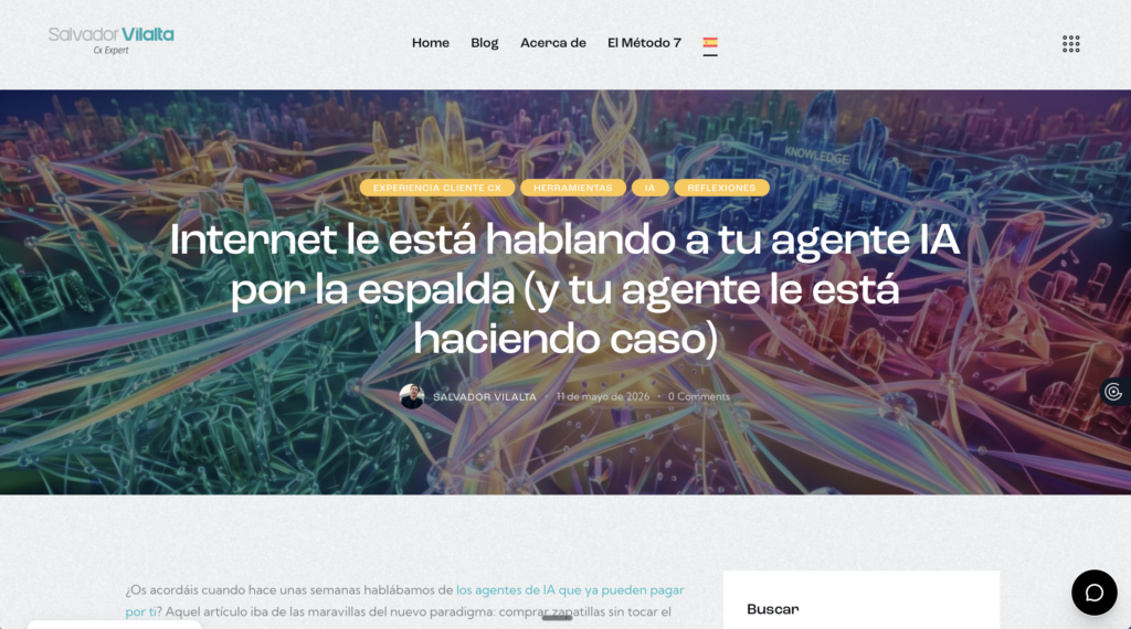 SEGURIDAD AGENTES IA Blog Salvador Vilalta